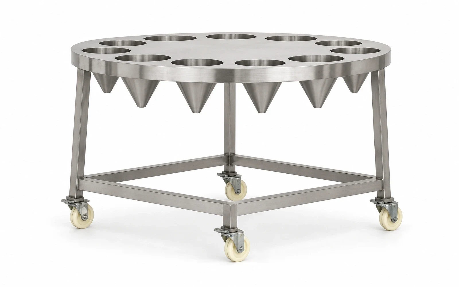 10-Hole Rotary Poultry Bleeding Carousel - view 2
