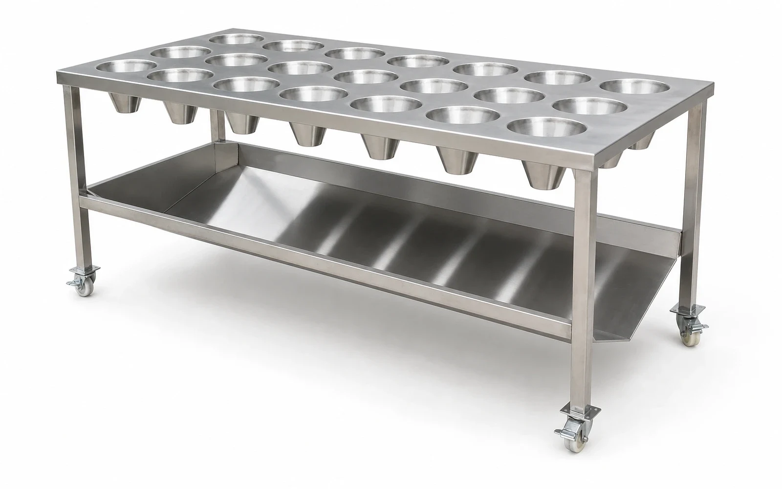 21-Hole Poultry Bleeding Table