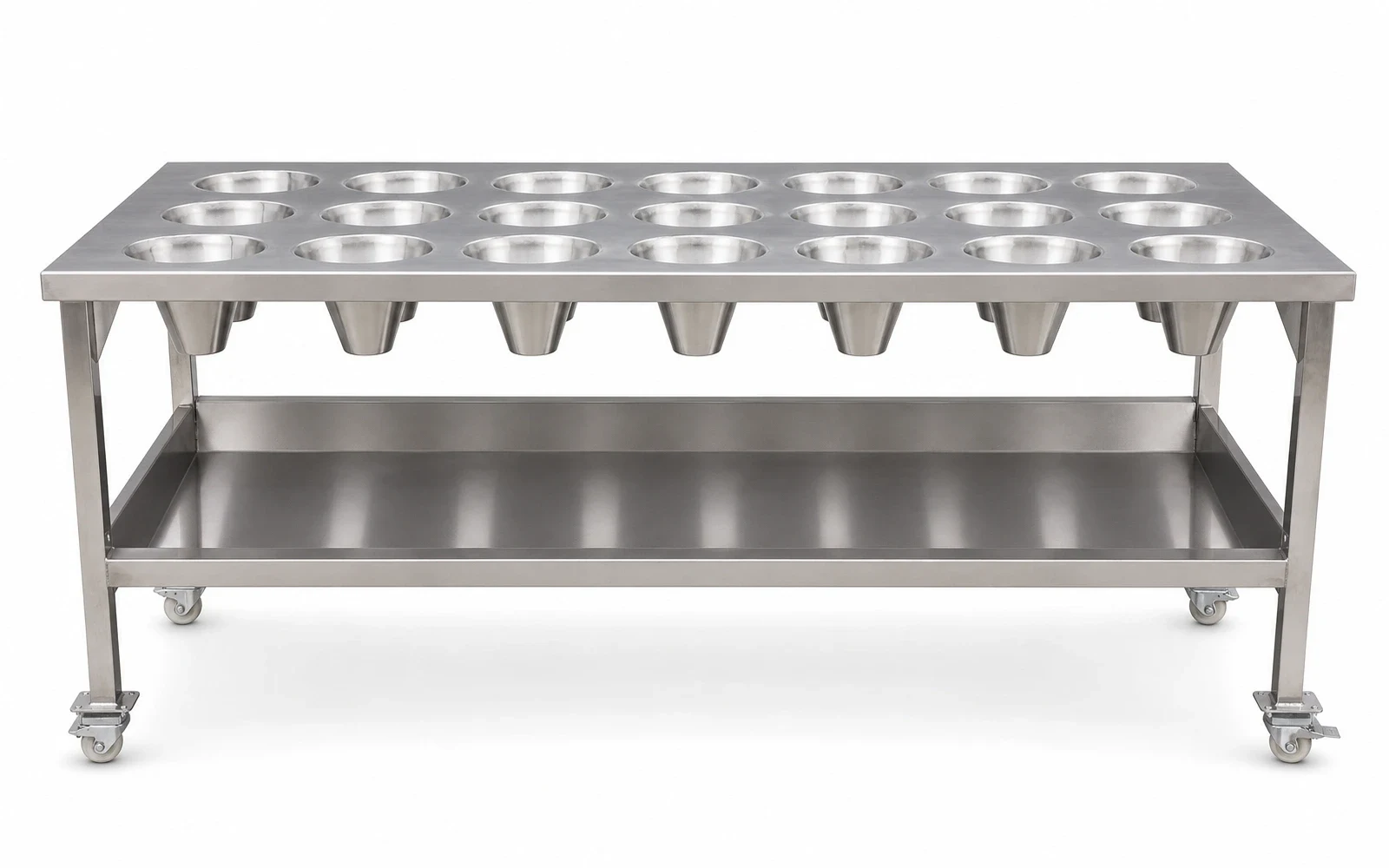 21-Hole Poultry Bleeding Table - view 2