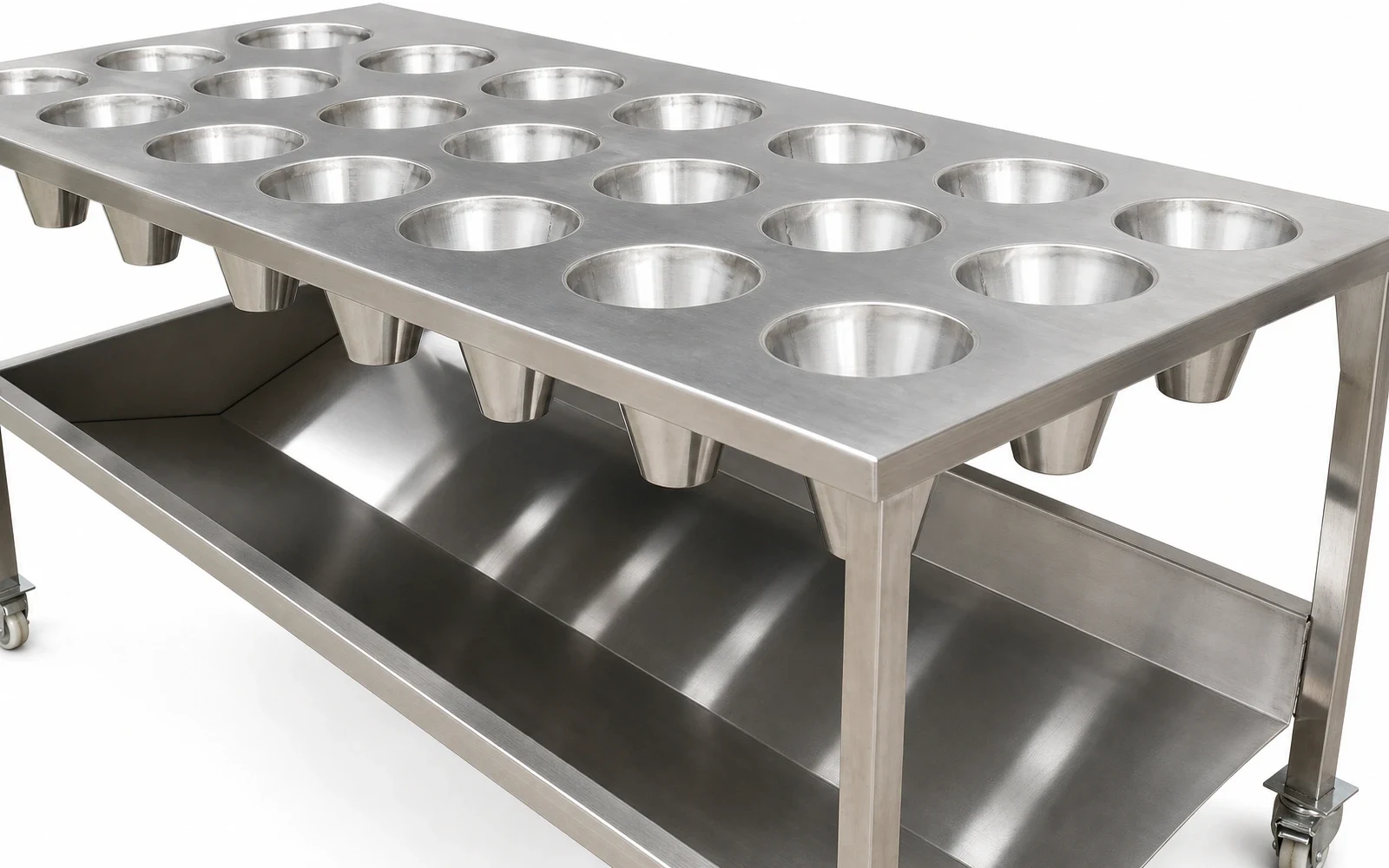 21-Hole Poultry Bleeding Table - view 3