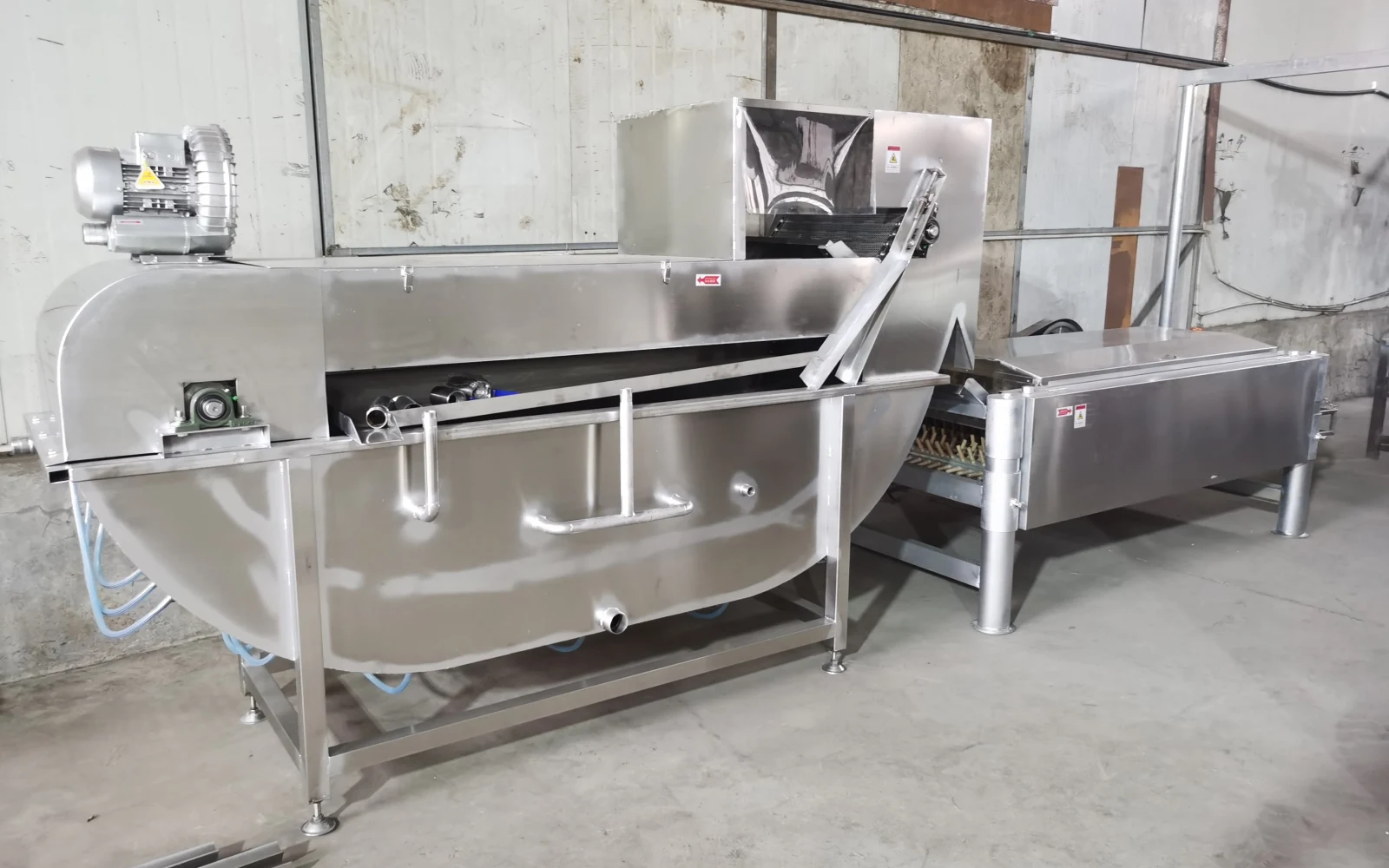 Automatic Poultry Scalding and Plucking Unit