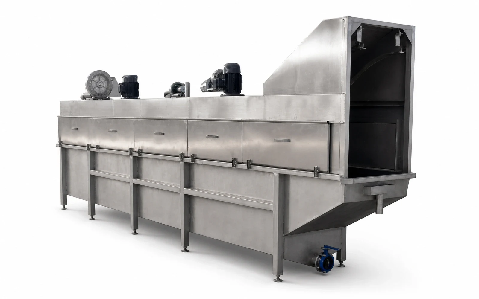 Continuous Poultry Immersion Scalder