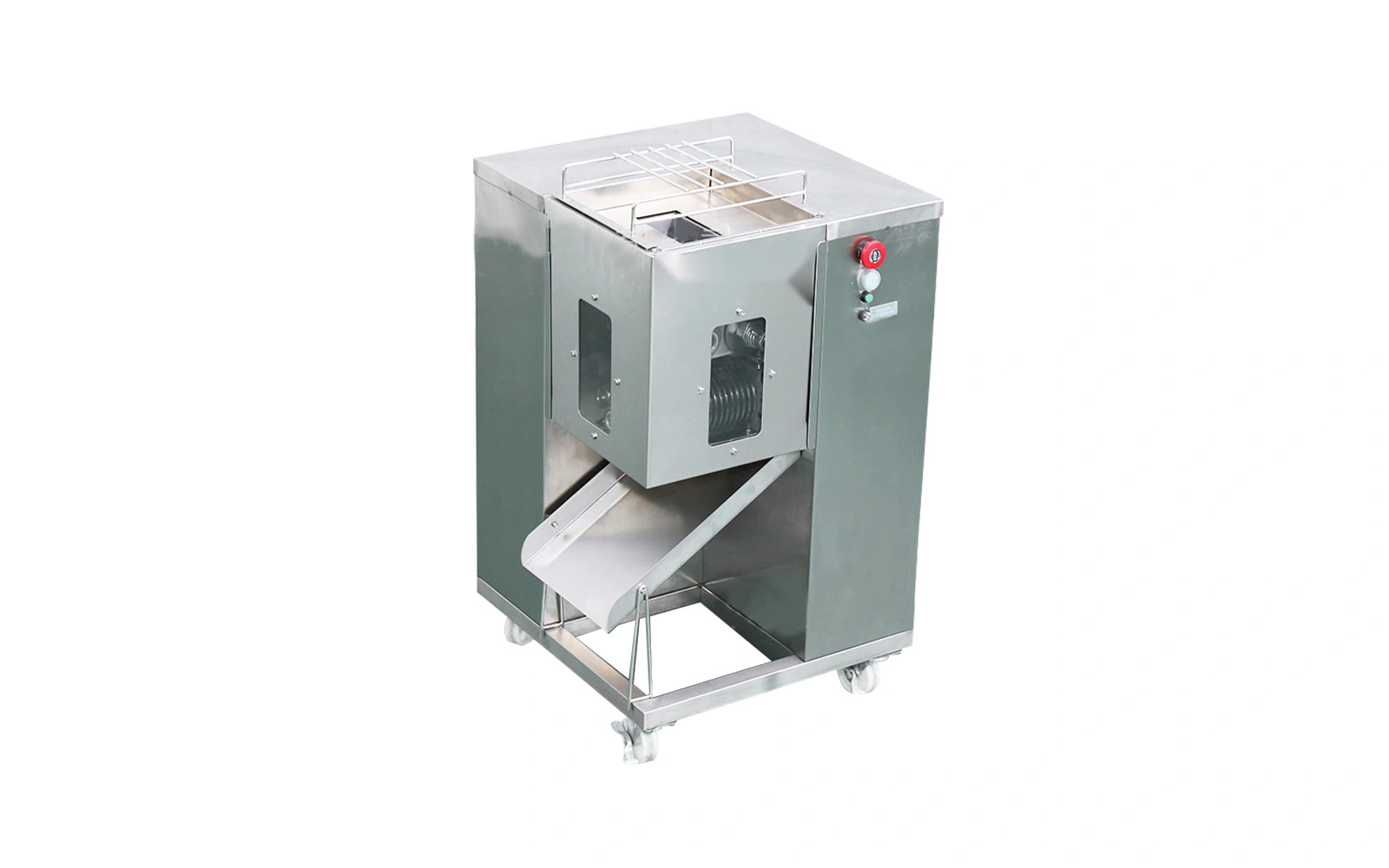 Meat slicing and shredding machine